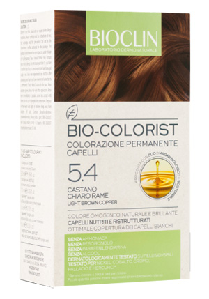 BIOCLIN BIO COLORIST 5,4 CASTANO CHIARO RAME - Farmapre