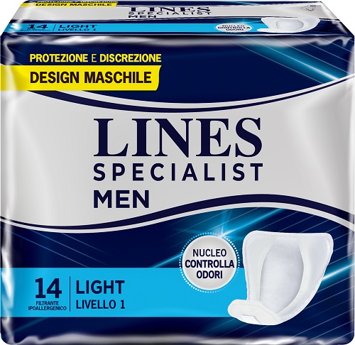PANNOLONI LINES SPECIALIST MEN LIVELLO 1 14 PEZZI - Farmapre
