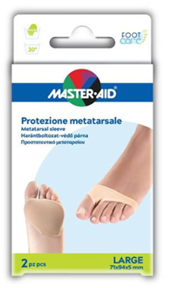 PROTEZIONE IN GEL E TESSUTO MASTER-AID FOOTCARE PER METATARSO LARGE 2 PEZZI G3 - Farmapre