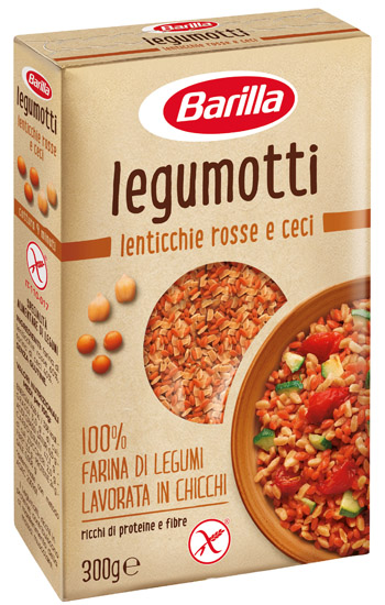 BARILLA LEGUMOTTI LENTICCHIE ROSSE E CECI 300 G - Farmapre