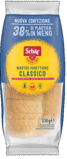 SCHAR CLASSICO DEL MASTRO PANETTIERE PANE BIANCO SENZA LATTOSIO 330 G - Farmapre
