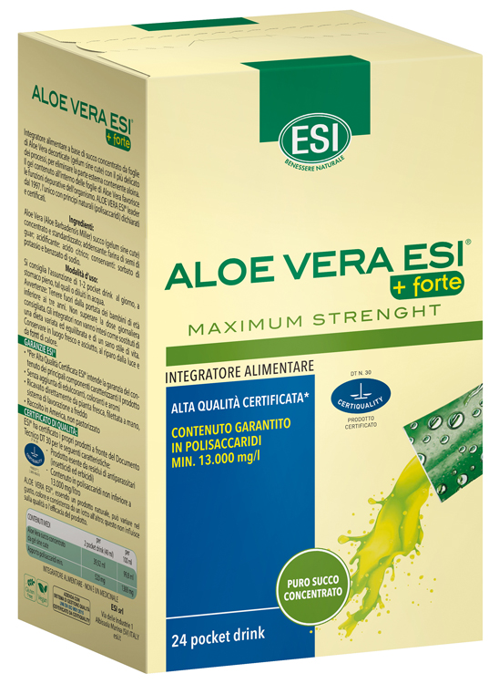 ESI ALOE VERA SUCCO + FORTE 24 POCKET DRINK - Farmapre