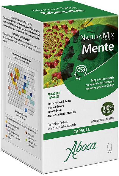 NATURA MIX ADVANCED MENTE 50 CAPSULE - Farmapre