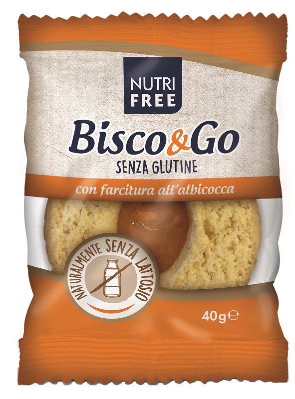 NUTRIFREE BISCO&GO CON FARCITURA ALL'ALBICOCCA 40 G - Farmapre