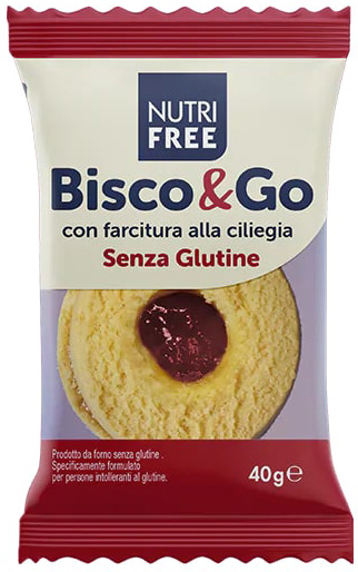 NUTRIFREE BISCO&GO CON FARCITURA ALLA CILIEGIA 40 G - Farmapre