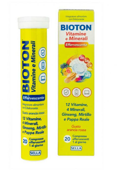 BIOTON VITAMINE E MINEALI 20 COMPRESSE EFFERVESCENTI - Farmapre
