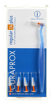 CURAPROX CPS REGULAR CPS 14 CON 5 SCOVOLINI + SUPPORTO - Farmapre