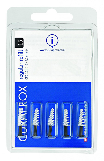 CURAPROX CPS REGULAR CPS 15 CON 5 SCOVOLINI + SUPPORTO - Farmapre