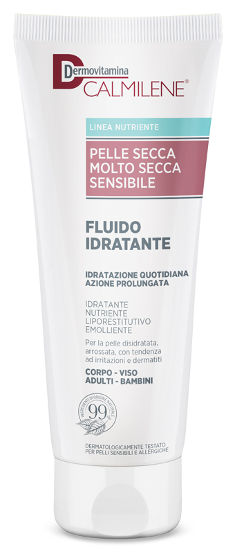 DERMOVITAMINA CALMILENE FLUIDO IDRATANTE PER PELLE SECCA, MOLTO SECCA E SENSIBILE 250 ML - Farmapre