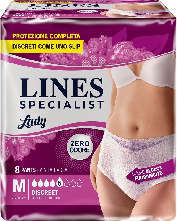 LINES SPECIALIST PANTS DISCREET M FARMA 8 PEZZI - Farmapre