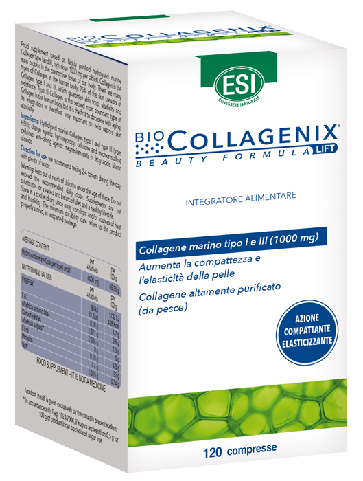 ESI BIOCOLLAGENIX 120 COMPRESSE - Farmapre