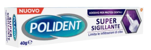 POLIDENT SUPER TENUTA+SIGILLANTE ADESIVO PROTESI DENTALE 40 G - Farmapre