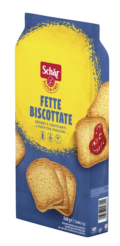 SCHAR FETTE BISCOTTATE 3 PORZIONI DA 86,7 G - Farmapre