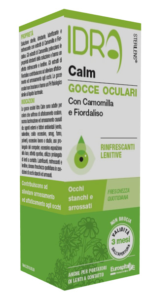 GOCCE OCULARI RINFRESCANTI STERILENS IDRA CALM CAMOMILLA E FIORDALISO 10 ML - Farmapre