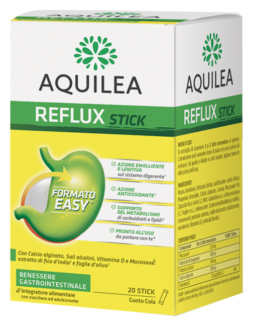 AQUILEA REFLUX 20 STICK MONODOSE - Farmapre