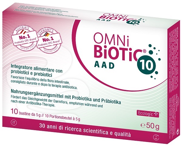 OMNI BIOTIC 10 AAD 10 BUSTINE DA 5 G - Farmapre