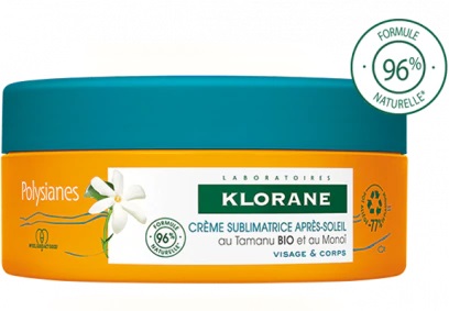 KLORANE CREMA SUBLIMATRICE DOPOSOLE VISO E CORPO TAMANU E MONOI 200 ML - Farmapre