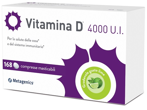 VITAMINA D 4000UI 168 COMPRESSE MASTICABILI - Farmapre