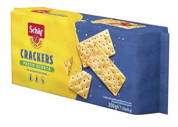 SCHAR CRACKERS SENZA LATTOSIO PACCO SCORTA 10 MONOPORZIONI DA 35 G - Farmapre