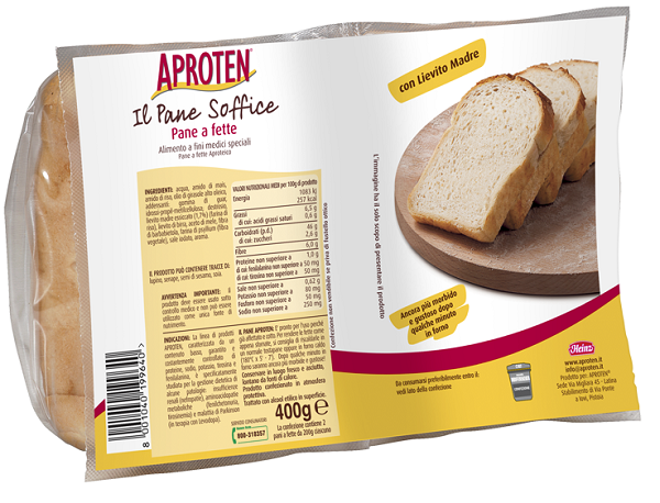 APROTEN PANE BIANCO FETTE 2 PEZZI DA 200 G - Farmapre