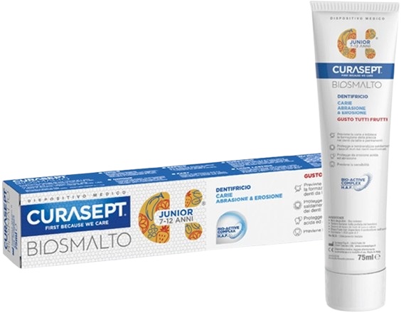 CURASEPT BIOSMALTO DENTIFRICIO JUNIOR 75 ML - Farmapre