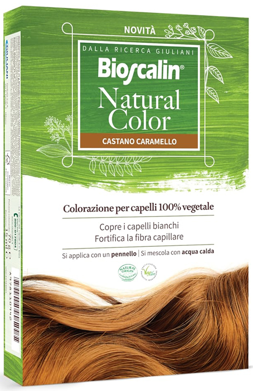 BIOSCALIN NATURAL COLOR CASTANO CARAMELLO 70 G - Farmapre
