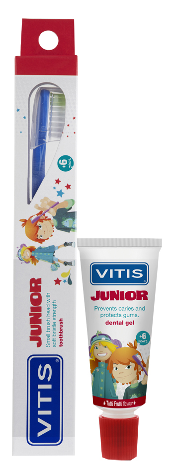 VITIS JUNIOR SPAZZOLINO + GEL 15 ML - Farmapre