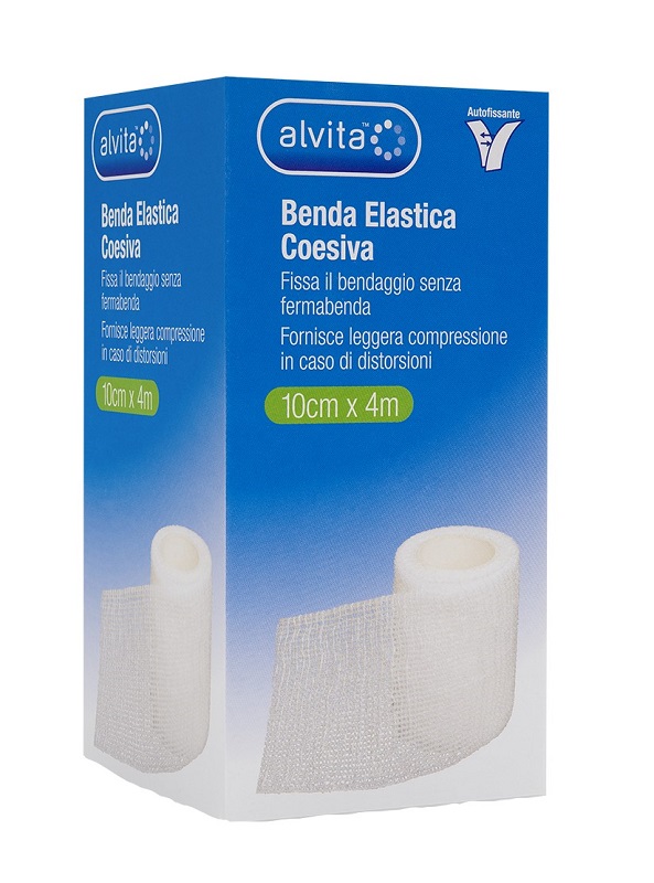 BENDA ELASTICA AUTOADESIVA ALVITA 10X4CM - Farmapre