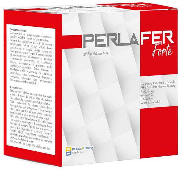 PERLAFER FORTE 20 FIALOIDI DA 5 ML - Farmapre