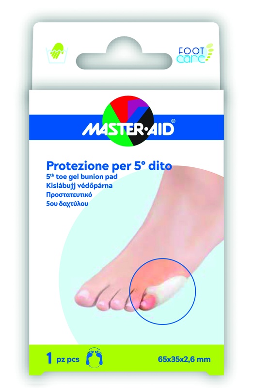 PROTEZIONE IN GEL MASTER-AID FOOTCARE 5 DITO 1 PEZZO C15 - Farmapre