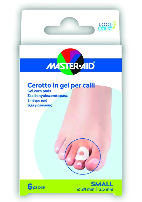 CEROTTO PROTEZIONE CALLI MASTER-AID FOOTCARE IN GEL SMALL 6 PEZZI B10 - Farmapre