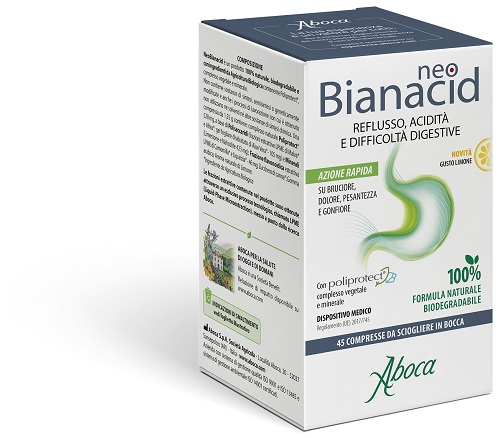 NEOBIANACID 45 COMPRESSE LIMONE - Farmapre