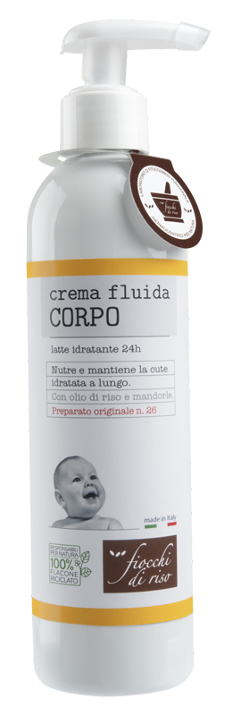 FIOCCHI DI RISO CREMA FLUIDA CORPO IDRATANTE 240 ML - Farmapre