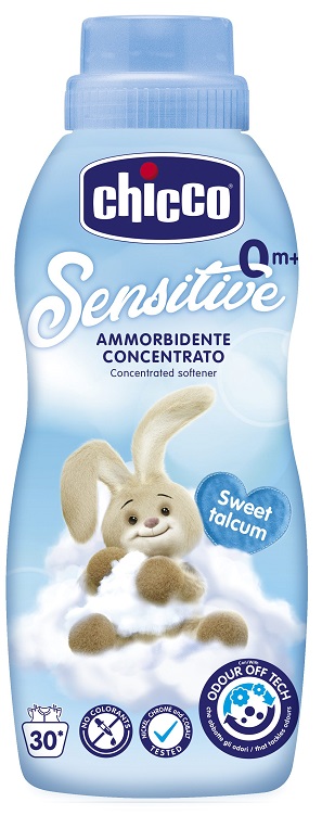 CHICCO SENSITIVE 0M+ AMMORBIDENTE CONCENTRATO SWEET TALCUM 750 ML - Farmapre