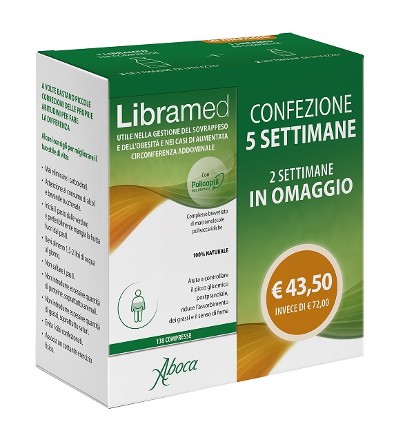 LIBRAMED TRATTAMENTO 5 SETTIMANE 138 + 84 COMPRESSE - Farmapre