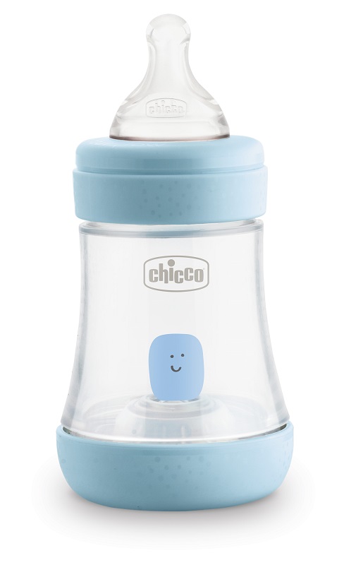 CHICCO BIBERON PERFECT 5 BOY 150 ML IN SILICONE 1 FORO - Farmapre