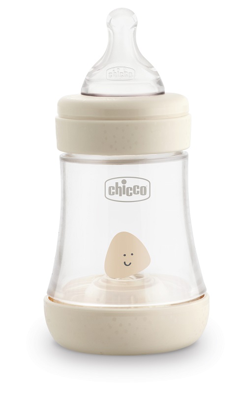 CHICCO BIBERON PERFECT 5 UNISEX 150 ML IN SILICONE 1 FORO - Farmapre