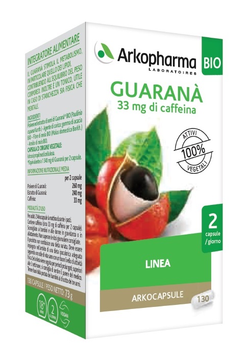 ARKO CAPSULE GUARANA' BIO 130 CAPSULE - Farmapre