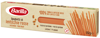 BARILLA SPAGHETTI DI LENTICCHIE ROSSE 250 G - Farmapre