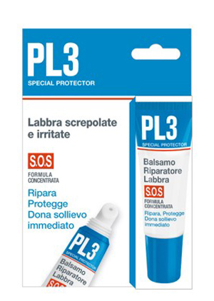 PL3 BALSAMO RIPARATORE LABBRA SOS CON ASTUCCIO 7,5 ML - Farmapre