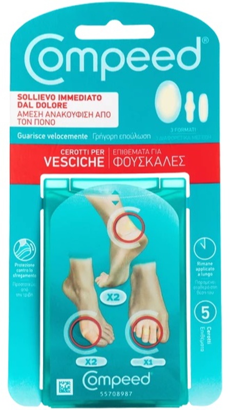 COMPEED CEROTTI PER VESCICHE MISTO 5 PEZZI - Farmapre