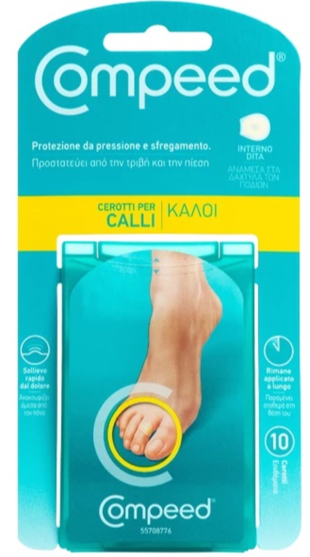 COMPEED CEROTTI PER CALLI INTERNO DITA 10 PEZZI - Farmapre