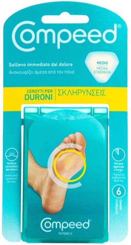 COMPEED CEROTTI PER DURONI MEDIO 6 PEZZI - Farmapre