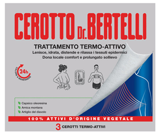 DR BERTELLI CEROTTO TERMO-ATTIVO 3 PEZZI - Farmapre