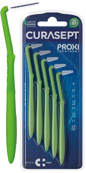 CURASEPT PROXI ANGLE P09 VERDE CHIARO/LIGHT GREEN 5 PEZZI - Farmapre
