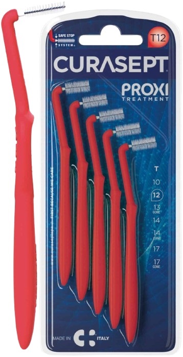 CURASEPT PROXI ANGLE T12 ROSSO/RED 5 PEZZI - Farmapre