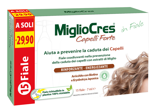 MIGLIOCRES FORTE 15 FIALE TRATTAMENTO DERMOCOSMETICO - Farmapre