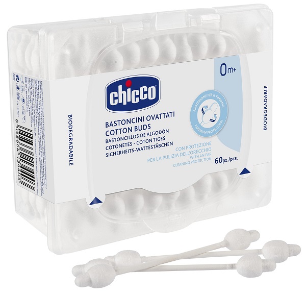 CHICCO BASTONCINI COTONATI 60 PEZZI - Farmapre