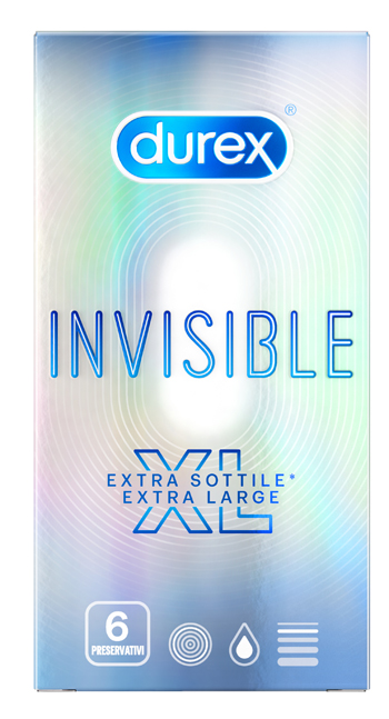 PROFILATTICO DUREX INVISIBLE XL 6 PEZZI - Farmapre