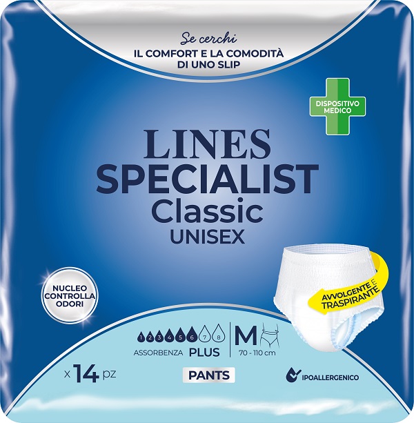 LINES SPECIALIST CLASSIC PANTS PLUS M 14 PEZZI - Farmapre